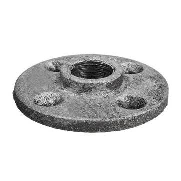 1/2 Inch DN20 Cast Iron Steel Tube Pipe Floor Flange Pipe Fitting Wall Mount