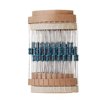 1000pcs 1/4W 220 ohm Resistor +/- 1% ROHS1/4w 220R ohm Metal Film Resistors 0.25W Watt Color Ring Re