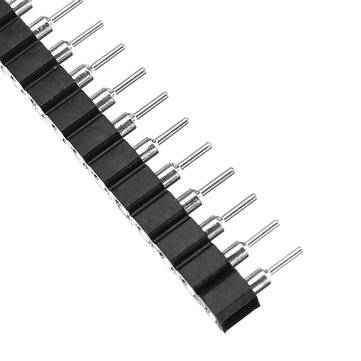 100pcs 40 Pin Single Row 2.54mm Round Female Header Pin