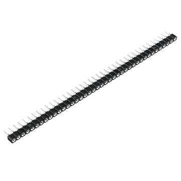 100pcs 40 Pin Single Row 2.54mm Round Female Header Pin