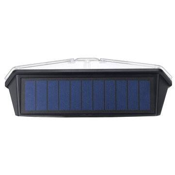 104LED Solar Powered Wall Light PIR Motion Security Flood Lamp Outdoor Light