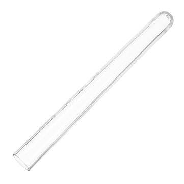 10pcs 15x150mm Plastic Test Tube With Cork Stopper Round Bottom