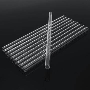 10Pcs 250mm OD 10mm 2.2mm Thick Wall Borosilicate Glass Blowing Tube