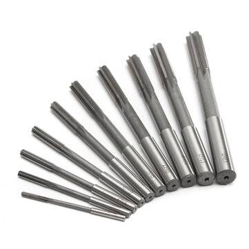 10pcs 3-12mm HSS Machine Reamer Set H7 Straight Shank Milling Chucking Reamer