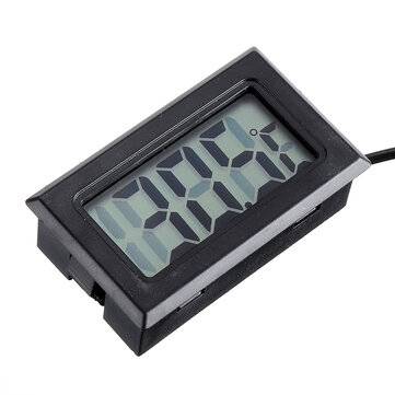 10Pcs 3M Meter Thermometer Electronic Digital Display FY10 Embedded Thermometer Indoor and Outdoor T