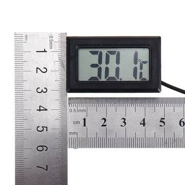 10Pcs 3M Meter Thermometer Electronic Digital Display FY10 Embedded Thermometer Indoor and Outdoor T