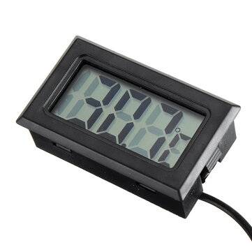 10Pcs 5M Meter Thermometer Electronic Digital Display FY10 Embedded Thermometer Indoor and Outdoor T