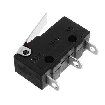 10pcs 5A 250V 3 Pin Tact Micro Switch Sensitive Microswitch Micro Switches Handle KW11-3Z Limit Swit