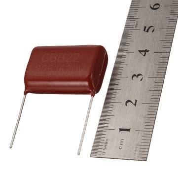 10PCS 630V225J Pitch 25MM 2.2UF 2200NF 225J 630V CBB Polypropylene Film Capacitor