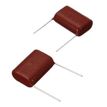 10PCS 630V225J Pitch 25MM 2.2UF 2200NF 225J 630V CBB Polypropylene Film Capacitor