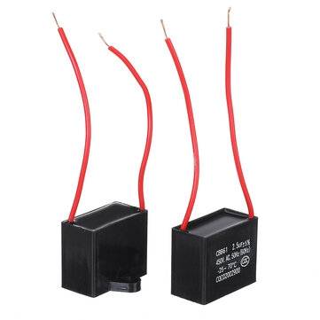 10pcs CBB61 450V 2.5uf Starting Capacitance AC Fan Capacitor CBB Motor Run Capacitor 450V 2.5F