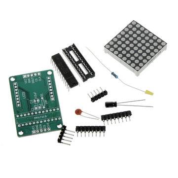 10Pcs MAX7219 Dot Matrix Module DIY Kit 5V 8*8 SCM Control Board For