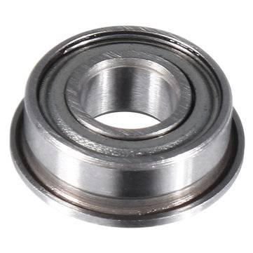 10pcs MF115ZZ 5x11x4mm Flange Bushing Ball Bearings Flange Size 12.5x0.8mm