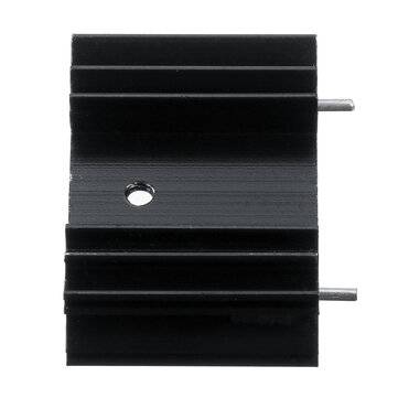 10Pcs MOS Tube Heat Sink Triode Heat Sink TO-220 Heat Sink Aluminum Heat Sink 25mmx34mmx12mm