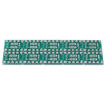 10PCS SOT23 SOP10 MSOP10 Umax SOP23 to DIP10 Pinboard SMD To DIP Adapter Plate 0.5mm/0.95mm to 2.54m