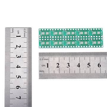 10PCS SOT23 SOP10 MSOP10 Umax SOP23 to DIP10 Pinboard SMD To DIP Adapter Plate 0.5mm/0.95mm to 2.54m