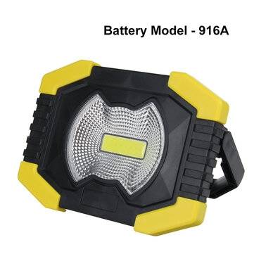 10W 20000LM Camping Outdoor COB LED Work Light Solar Power Bank Emergency Work Light (TYPE: .A)
