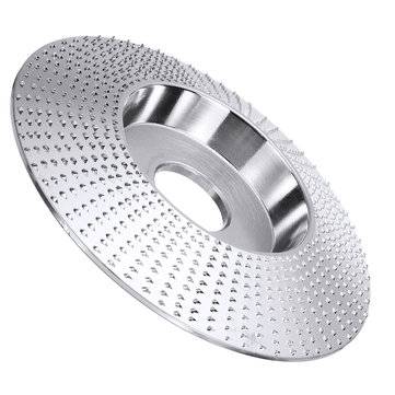 110mm Wood Grinding Wheel Bevel Disc Sanding Wood Carving Tool Abrasive Disc