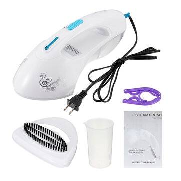 110V 1000W Handheld Electric Steam Iron Fabric Clothes Garment Steamer Dry Flat (COLOR.: LIGHTBLUE)
