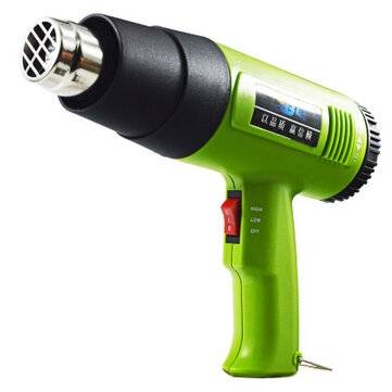 110V Thermal Blower Heat Gunelectric Hot AiIr Guun With 2 Steps Of Temerature 300/600 For Heat Shrin