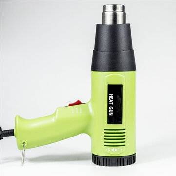 110V Thermal Blower Heat Gunelectric Hot AiIr Guun With 2 Steps Of Temerature 300/600 For Heat Shrin