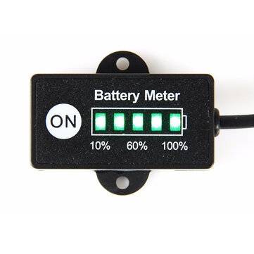 12/24V LCD Voltmeter Battery Capacity Indicator  Electricity... (BATTERY: LITHIUMCOBALTOXIDEBATTERY)