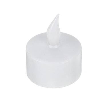 12PCS Flameless LED Candle Light Rechargeable Flickering Tea Lamp for Birthday Party US Plug AC110V