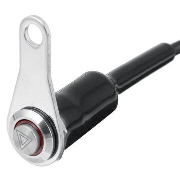 12V 10A Kill Start Motorcycle Button Switch Headlight Stainless Steel Red LED ON OFF Handlebar Adjus