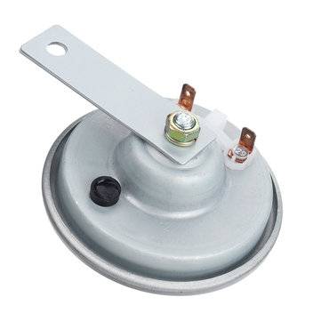 12V 115db Electric Tone Motorcycle Car Horn Super Loud Basin Type Iron Gray