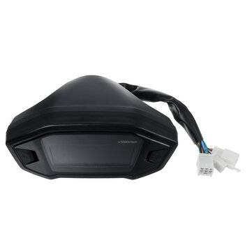 12V 13000RPM Digital LCD Display Speedometer Odometer with Sensor Wiring Kits Universal For 2/4 Cyli