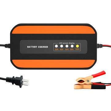 12V Battery Charger Maintainer AGM Charger For Car Motorcycle ATV (PLUG: USPLUG)