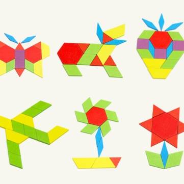 130 Pcs  Wooden Jigsaw Puzzle Toy Board Set Colorful Baby Montessori Educational School Supplies for