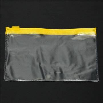 13090mm PVC Transparent File Holder Packing Bags  (COLOR.: YELLOW)