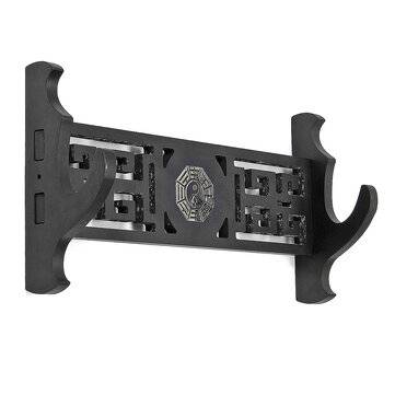 1-4 Tiers Katana Wakizashi Bagua Design Holder Wall Mount Bracket Rack Tool Display Hanger (TYPE: 1)