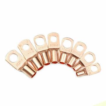 140pcs Assorted Car Auto Copper Ring Lug Terminal Wire Bare Cable Crimp Connectors