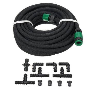 15M Irrigation Hose Water Irrigation System Drip Irrigation Pipe Watering Sprinkler Home Garden Micr