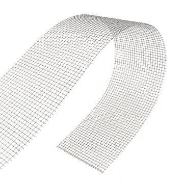 15x90cm Woven Wire 304 Stainless Steel Filtration Grill Sheet Filter 4 Mesh