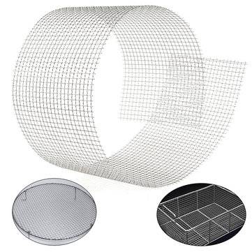 15x90cm Woven Wire 304 Stainless Steel Filtration Grill Sheet Filter 4 Mesh