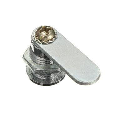 16mm Keyed Alike Cam Lock For Filing Cabinet Mailbox Drawer Cupboard with 2 Keys