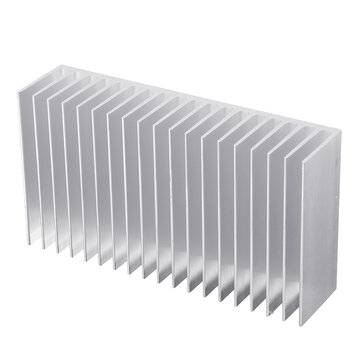 182x100x45mm Aluminum Heat Sink Heat Sink For High Power LED Amplifier Transistor Cooler