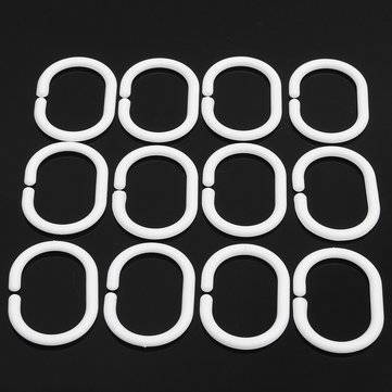 180x180cm Waterproof Colorful Elephant Polyester Shower Curtain Bathroom Decor with 12 Hooks