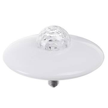 18W E27 bluetooth RGB LED Light Bulb UFO Music Garage Lamp Remote Control KTV Party Lighting 85-265V