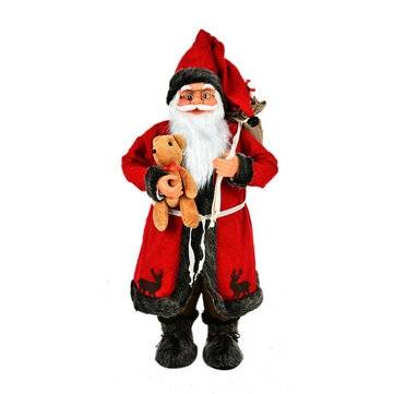 1pc 30cm Pendant Bear Santa Mall Decoration Festival Party for Cute Christmas Tree P... (SIZE: 30CM)