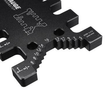 2 In 1 Mortise and Tenon Router Template Jig Miter Gauge Fence Box Jig Gauge Table Saw Step Height D