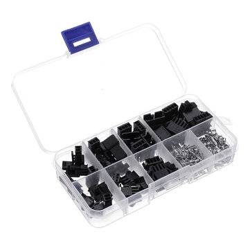 200pcs 2.54mm Dupont Terminal Male/Female Pin SM2.54 Cable Plug 2/3/4/5 Pin Electrical Jumper Header