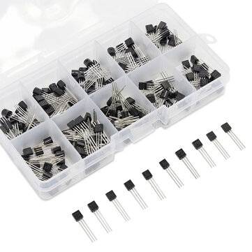 200pcs NPN PNP Transistor TO-92 Power Transistor 10 Values Each 20