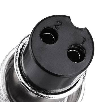 20pcs GX16-2 Pin Male And Female Diameter 16mm Wire Panel Connector GX16 Circular Aviation Connector