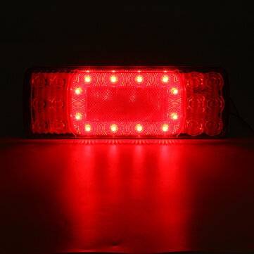 24 +6LED 12-24V Rear Tail Light Stop Brake Light Turn Signal Indicator