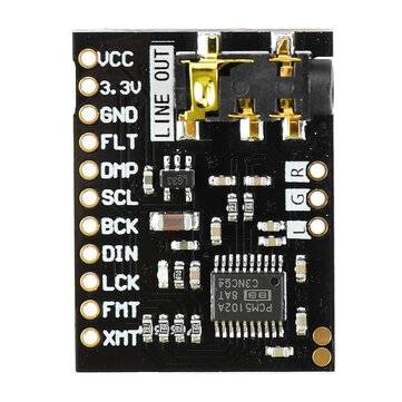 24-bit PCM5102 PCM5102A Stereo DAC Digital-to-analog Converter PLL Voice Module pHAT