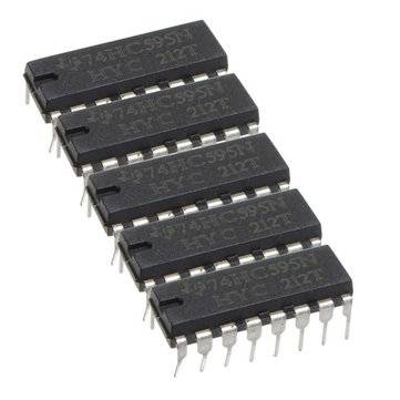 250pcs SN74HC595N 74HC595 74HC595N HC595 DIP-16 8 Bit Shift Register IC